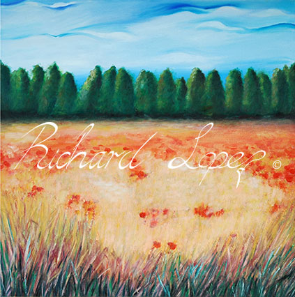 Poppy Field II - Landscape